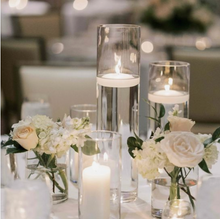 Load image into Gallery viewer, Staggered Cylinder Vases - Rental
